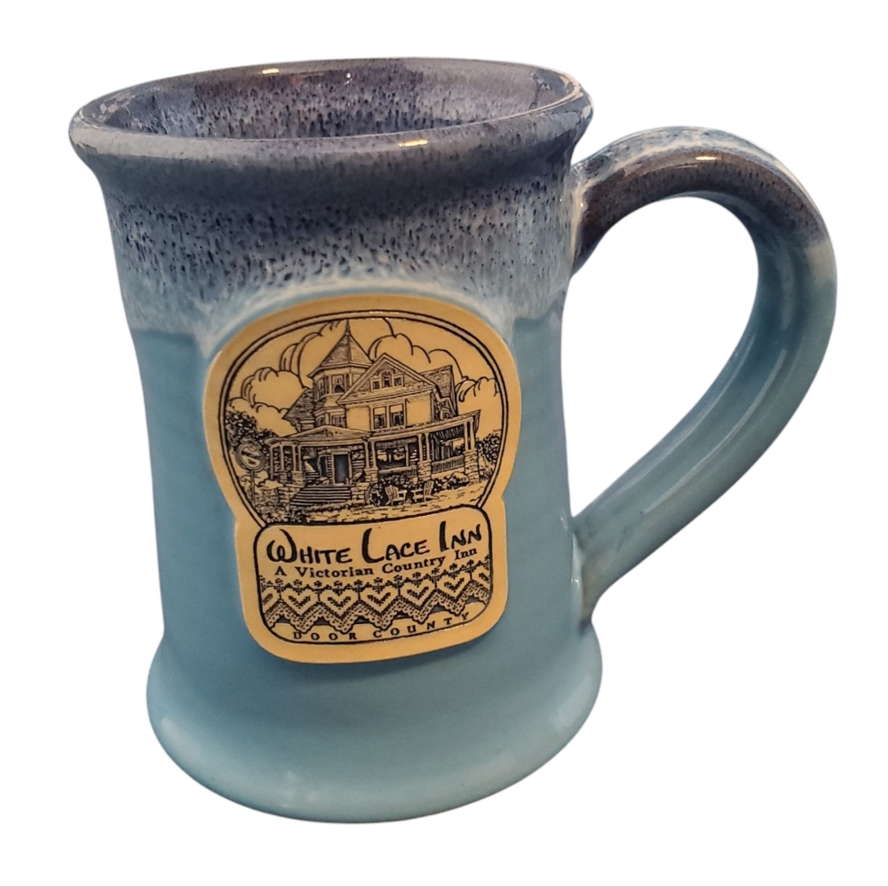 Deneen Pottery Handmade 2020 Mug from White Lace Inn, Door County